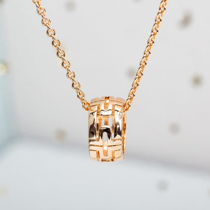 [Valéa jewellery]PARENTESI NECKLACE PINK GOLD
