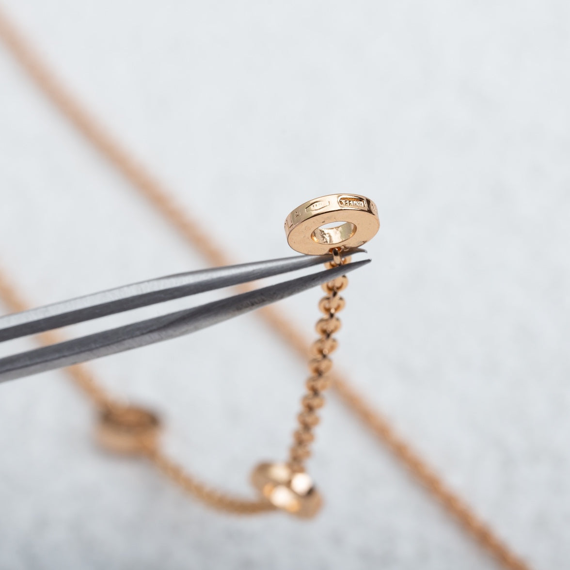 [Valéa jewellery]PARENTESI NECKLACE PINK GOLD