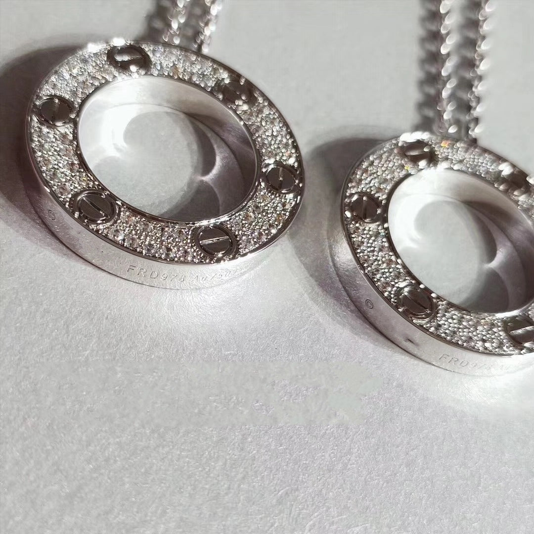 [Valéa jewellery]LOVE NECKLACE ADJUSTABLE SILVER