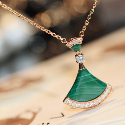[Valéa jewellery]DREAM NECKLACE MALACHITE DIAMOND