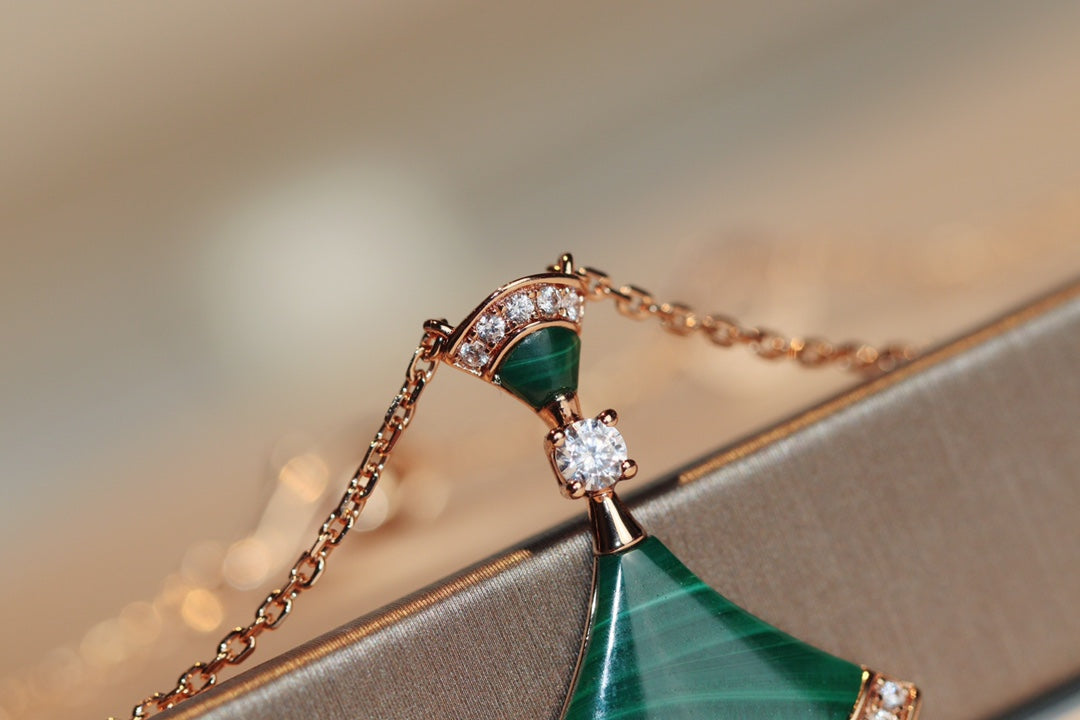 [Valéa jewellery]DREAM NECKLACE MALACHITE DIAMOND