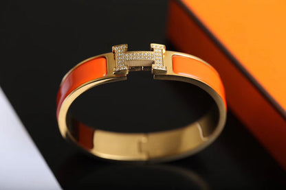 [Valéa jewellery]H BRACELET GOLD DIAMOND