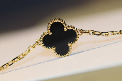 [Valéa jewellery]CLOVER 20 MOTIFS ONYX ROSE GOLD
