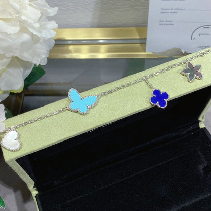[Valéa jewellery]LUCKY SPRING SILVER BRACELET 4 MOTIF
