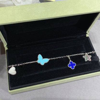 [Valéa jewellery]LUCKY SPRING SILVER BRACELET 4 MOTIF