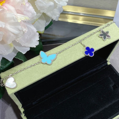[Valéa jewellery]LUCKY SPRING SILVER BRACELET 4 MOTIF