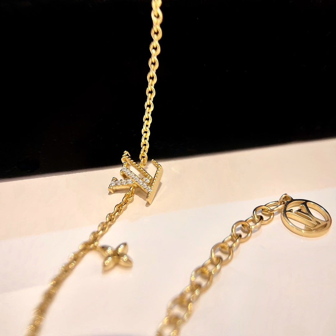 [Valéa jewellery]LOGO STAR MOTIF GOLD BRACELET