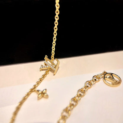 [Valéa jewellery]LOGO STAR MOTIF GOLD BRACELET