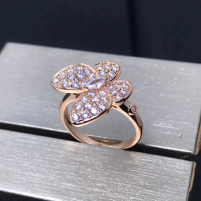 [Valéa jewellery]BUTTERFLY PINK GOLD DIAMOND RING