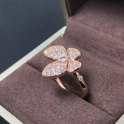 [Valéa jewellery]BUTTERFLY PINK GOLD DIAMOND RING