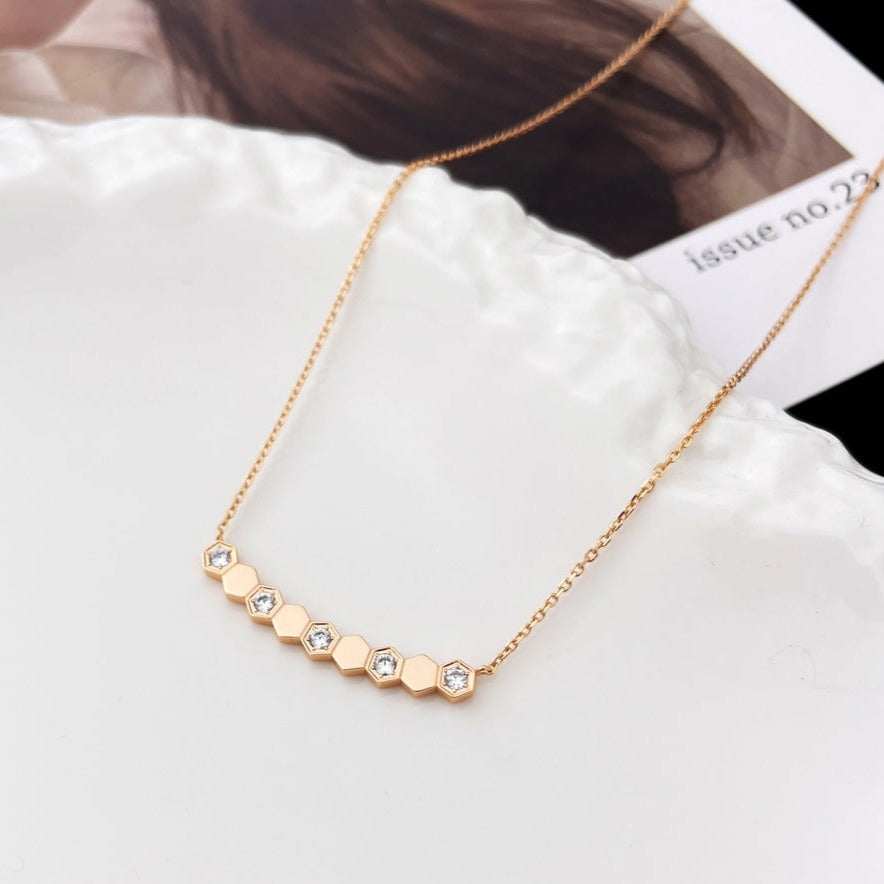 [Valéa jewellery]BEE MY LOVE DIAMOND NECKLACE