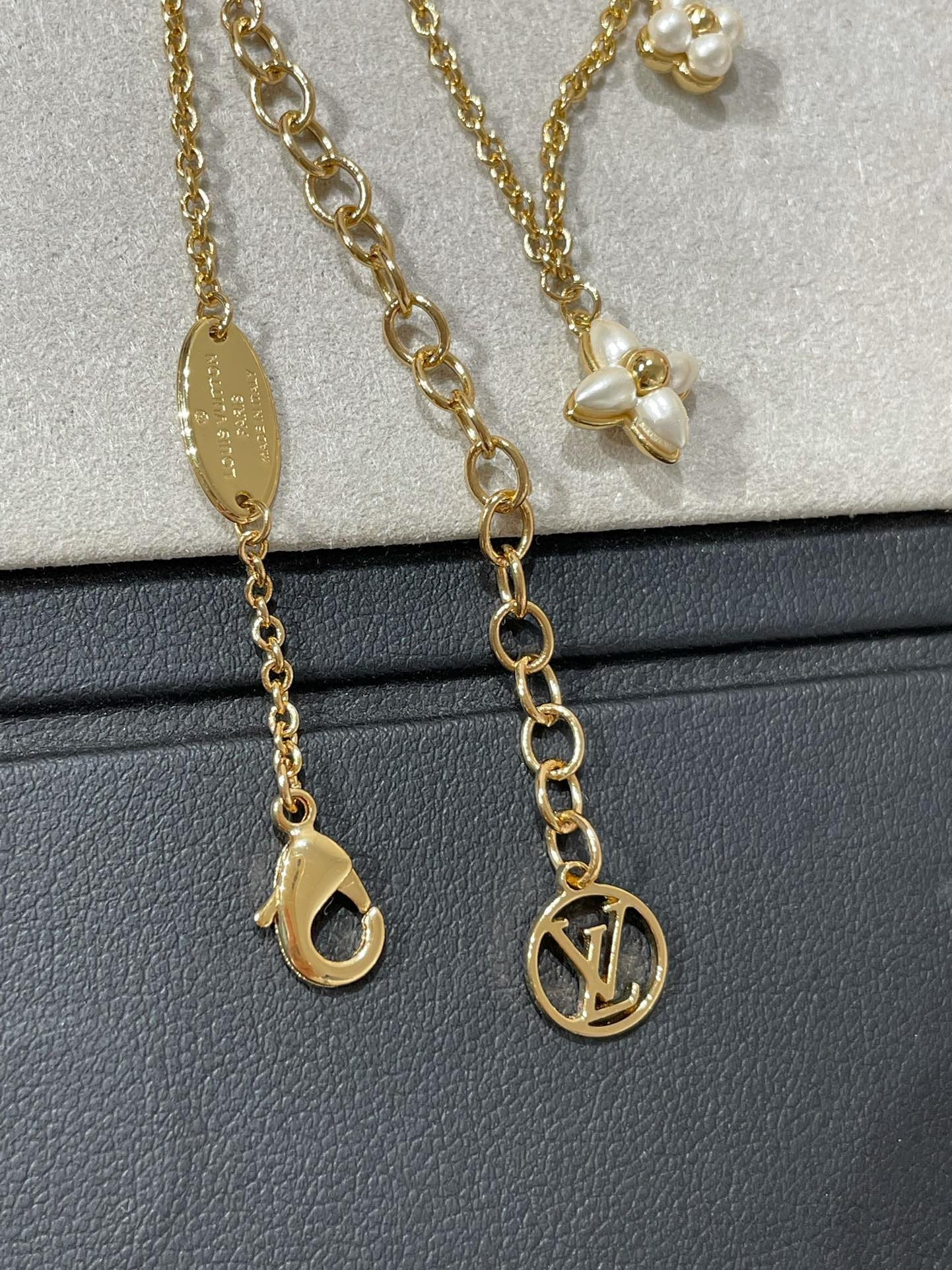 [Valéa jewellery]FLOWERGRAM GOLD MOP DOUBLE ROW NECKLACE