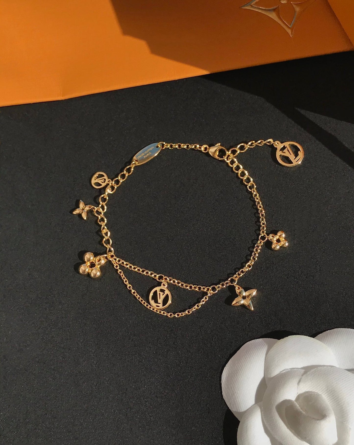 [Valéa jewellery]BLOOMING PINK GOLD MOP BRACELET