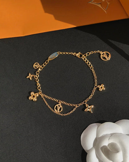 [Valéa jewellery]BLOOMING PINK GOLD MOP BRACELET