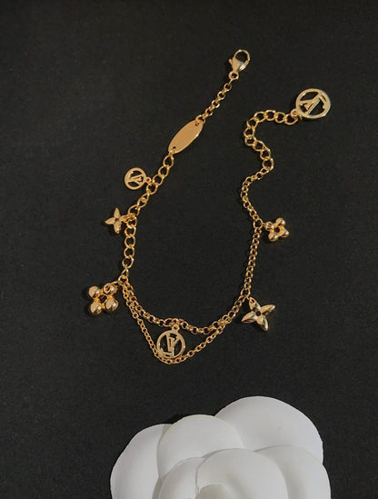 [Valéa jewellery]BLOOMING PINK GOLD MOP BRACELET