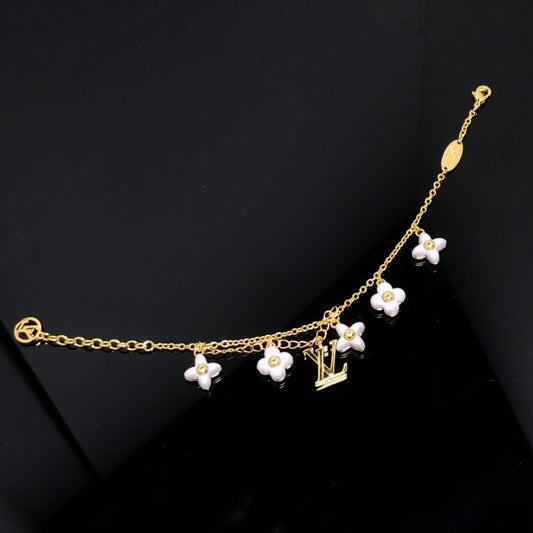 [Valéa jewellery]LOGO 6 MOTIF STAR AND SUN GOLD BRACELET