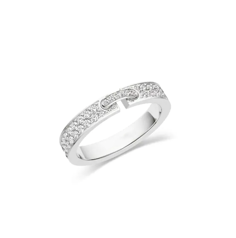 [Valéa jewellery]ALLIANCE LIENS VIDENCE PAVED DIAMOND 4MM RING