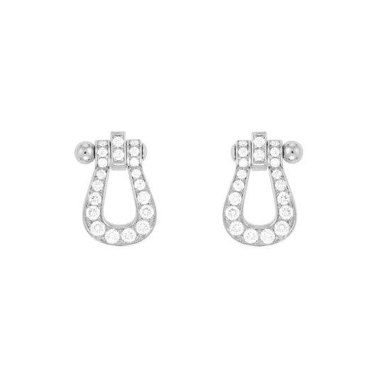 [Valéa jewellery]FORCE 10 FULL DIAMOND STUD EARRINGS MINI MODEL
