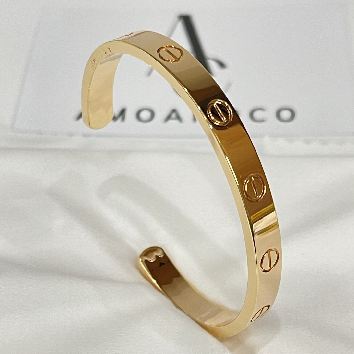 [Valéa jewellery]LOVE BRACELET 6.1MM OPEN CUFF