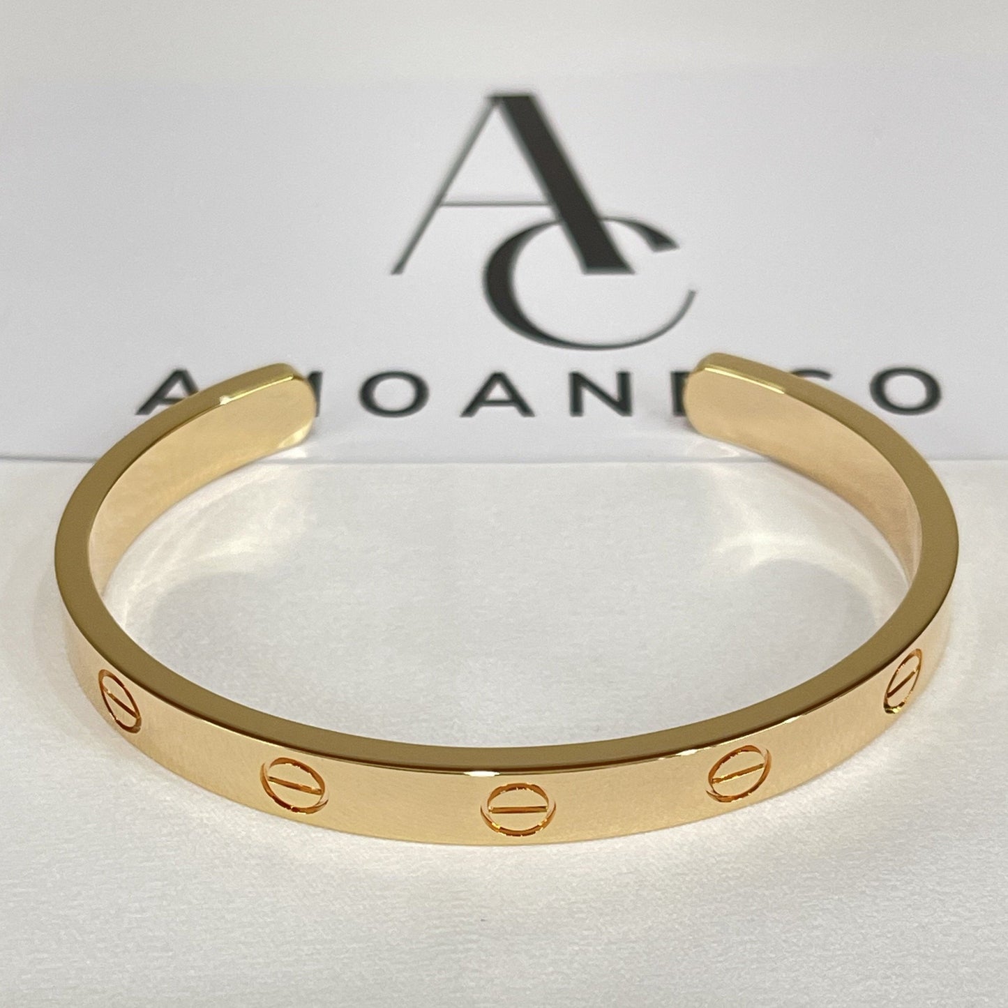 [Valéa jewellery]LOVE BRACELET 6.1MM OPEN CUFF