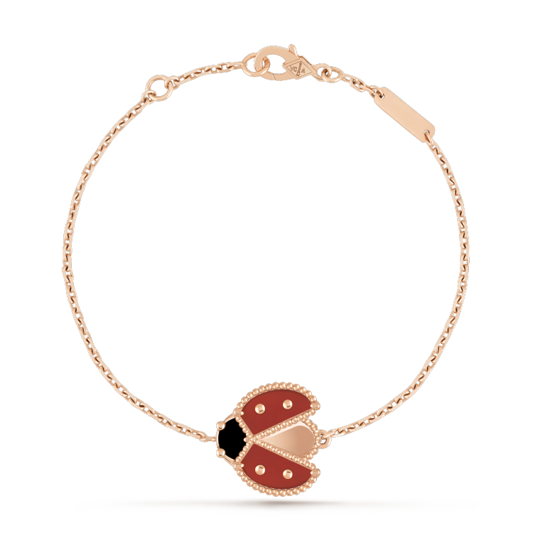 [Valéa jewellery]LUCKY SPRING 1 MOTIF PINK GOLD BRACELET