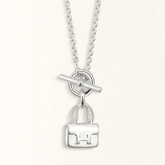 [Valéa jewellery]POP H PEDANT SILVER NECKLACE