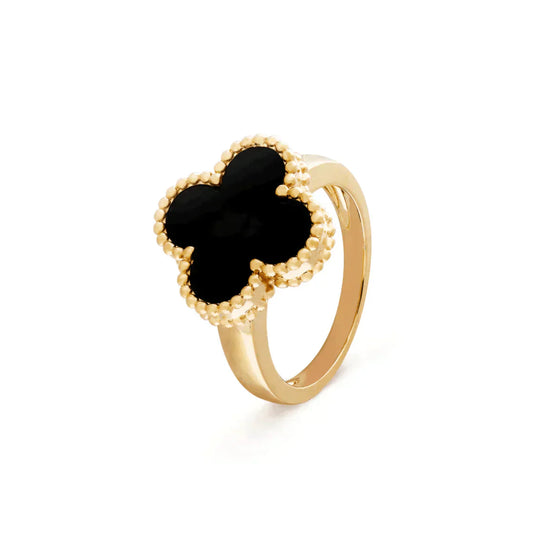 [Valéa jewellery]CLOVER ONYX RING