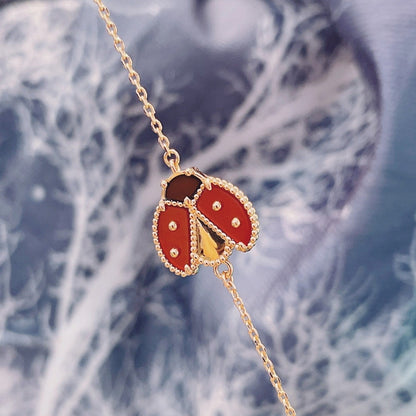 [Valéa jewellery]LUCKY SPRING 1 MOTIF PINK GOLD BRACELET
