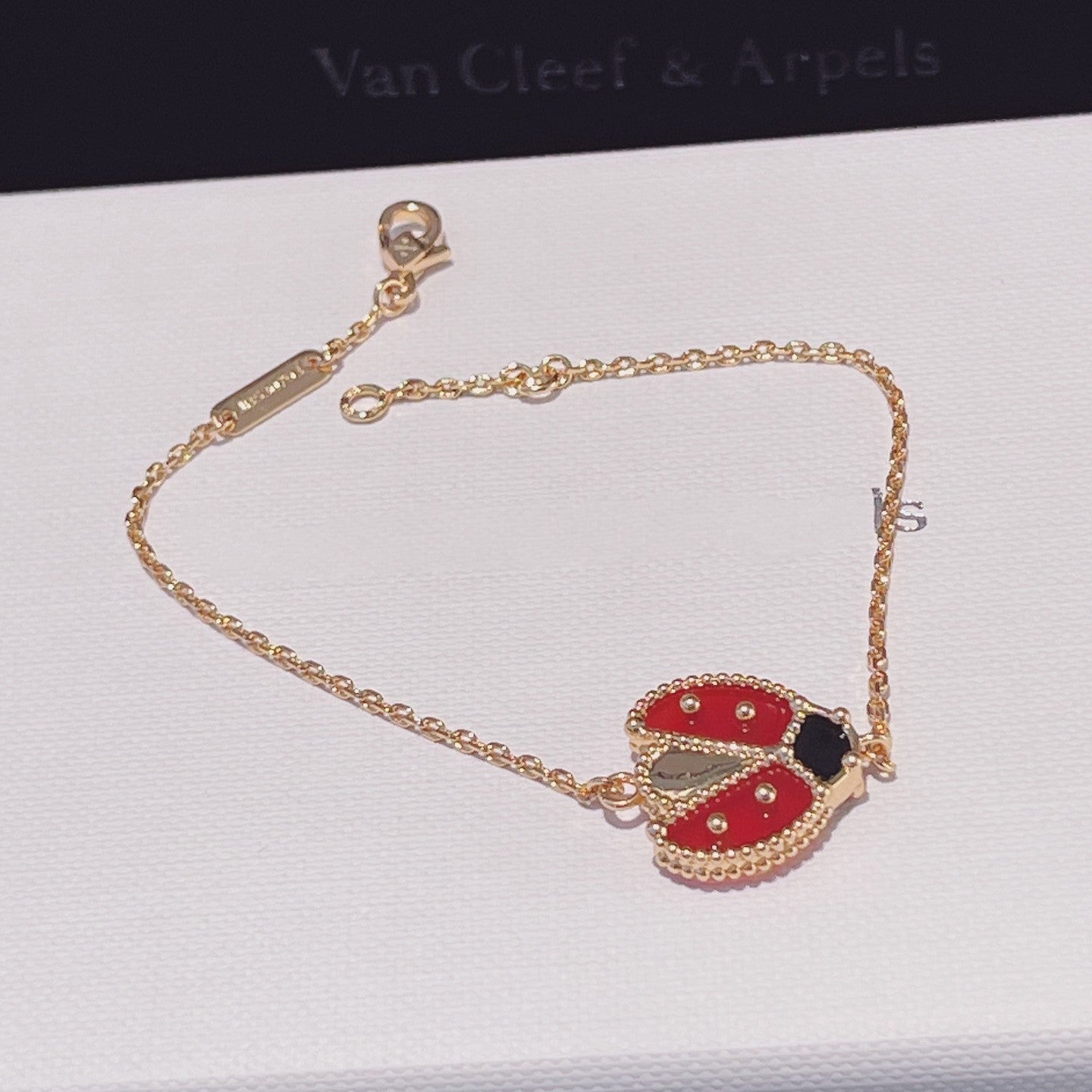 [Valéa jewellery]LUCKY SPRING 1 MOTIF PINK GOLD BRACELET