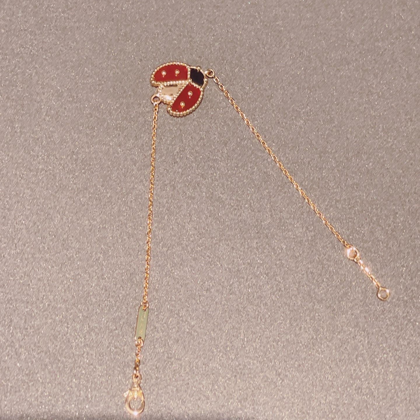 [Valéa jewellery]LUCKY SPRING 1 MOTIF PINK GOLD BRACELET